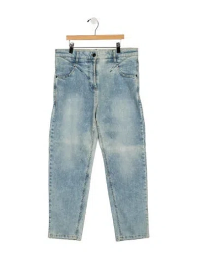 Pre-owned Marcell Von Berlin Mid-rise Straight Leg Jeans W/ Tags In Blue