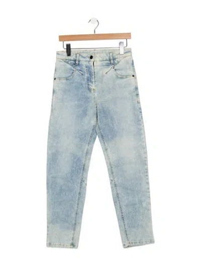Pre-owned Marcell Von Berlin Mid-rise Straight Leg Jeans W/ Tags In Blue
