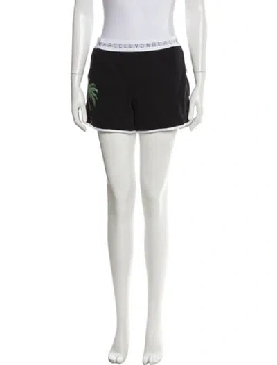Pre-owned Marcell Von Berlin Mini Shorts In Black