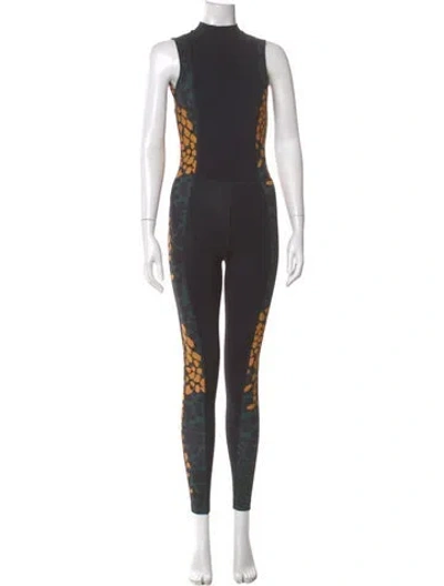 Pre-owned Marcell Von Berlin Mock Neck Jumpsuit In Gray