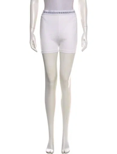 Pre-owned Marcell Von Berlin Nylon Mini Shorts In White