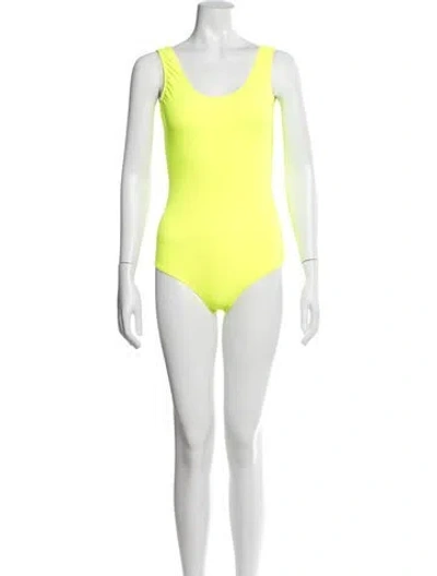 Pre-owned Marcell Von Berlin One-piece W/ Tags In Yellow