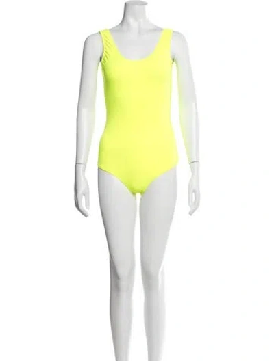 Pre-owned Marcell Von Berlin One-piece W/ Tags In Yellow