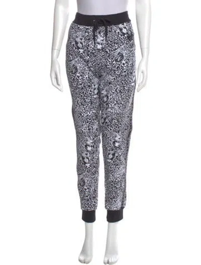 Pre-owned Marcell Von Berlin Paisley Print Straight Leg Pants In Black