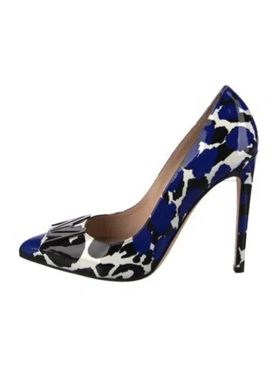 Pre-owned Marcell Von Berlin Patent Leather Printed Pumps In Multi