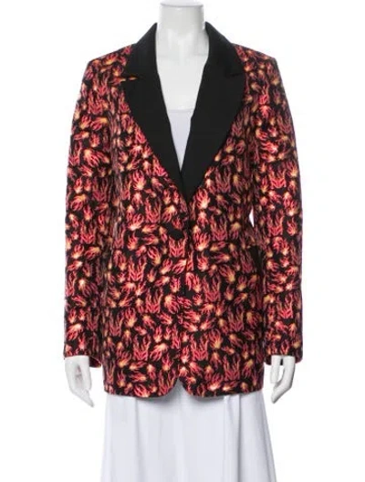 Pre-owned Marcell Von Berlin Printed Blazer In Multi