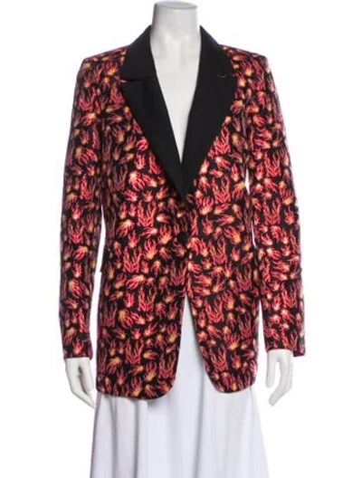 Pre-owned Marcell Von Berlin Printed Blazer W/ Tags In Multi