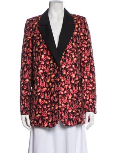 Pre-owned Marcell Von Berlin Printed Blazer W/ Tags In Multi