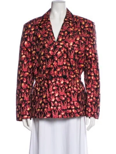 Pre-owned Marcell Von Berlin Printed Blazer W/ Tags In Multi