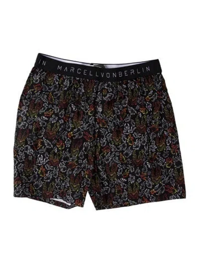 Pre-owned Marcell Von Berlin Printed Boxers W/ Tags In Blue
