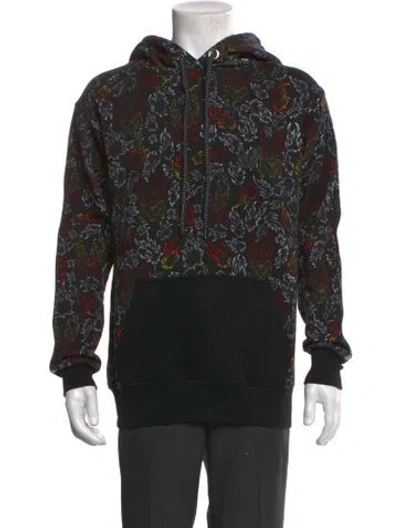 Pre-owned Marcell Von Berlin Printed Crew Neck Hoodie W/ Tags In Black