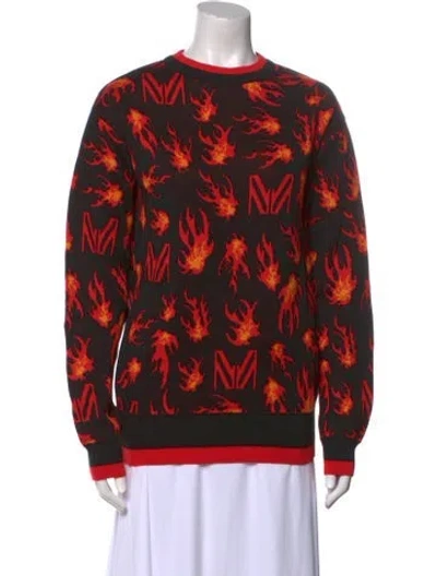 Pre-owned Marcell Von Berlin Printed Crew Neck Sweater W/ Tags In Black