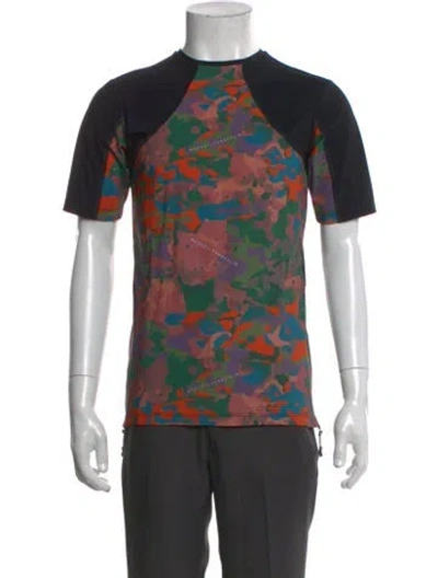 Pre-owned Marcell Von Berlin Printed Crew Neck T-shirt W/ Tags In Multi