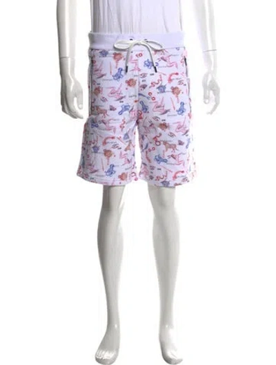 Pre-owned Marcell Von Berlin Printed Jogger Shorts In Multi