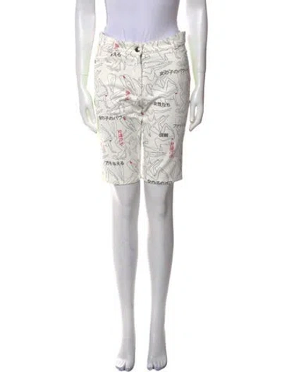 Pre-owned Marcell Von Berlin Printed Knee-length Shorts W/ Tags In Multi