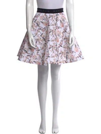 Pre-owned Marcell Von Berlin Printed Knee-length Skirt W/ Tags In White