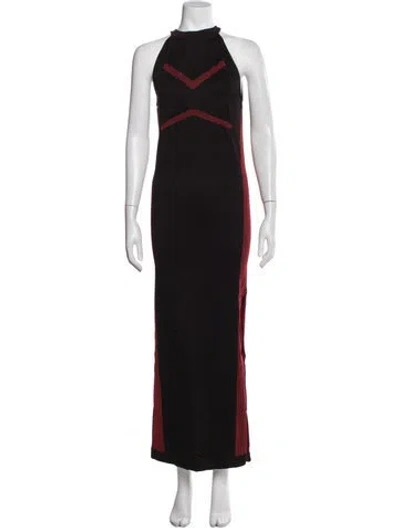Pre-owned Marcell Von Berlin Printed Long Dress In Multi
