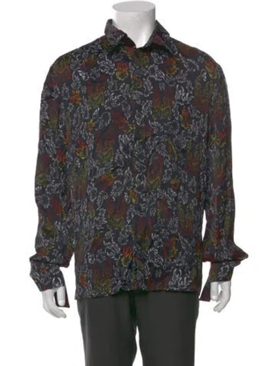 Pre-owned Marcell Von Berlin Printed Long Sleeve Shirt W/ Tags In Multi