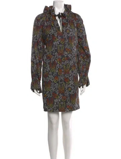 Pre-owned Marcell Von Berlin Printed Mini Dress In Multi
