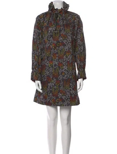 Pre-owned Marcell Von Berlin Printed Mini Dress In Multi