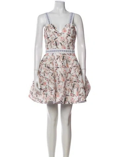 Pre-owned Marcell Von Berlin Printed Mini Dress In Multi