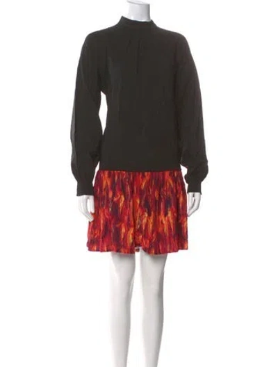Pre-owned Marcell Von Berlin Printed Mini Dress W/ Tags In Multi