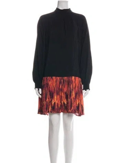 Pre-owned Marcell Von Berlin Printed Mini Dress W/ Tags In Red