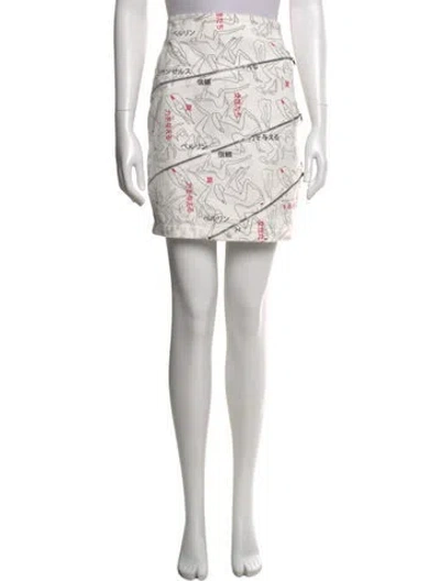 Pre-owned Marcell Von Berlin Printed Mini Skirt In Multi