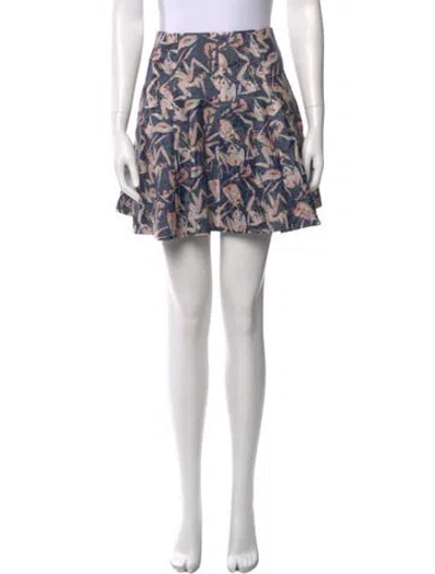 Pre-owned Marcell Von Berlin Printed Mini Skirt In Multi