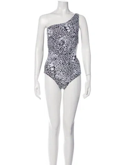 Pre-owned Marcell Von Berlin Printed One-piece W/ Tags In Gray