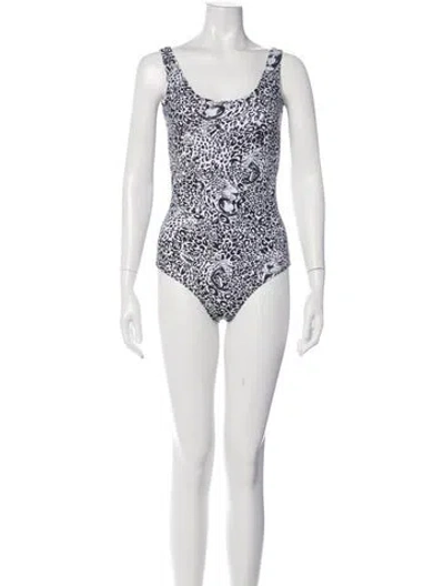 Pre-owned Marcell Von Berlin Printed One-piece W/ Tags In Gray