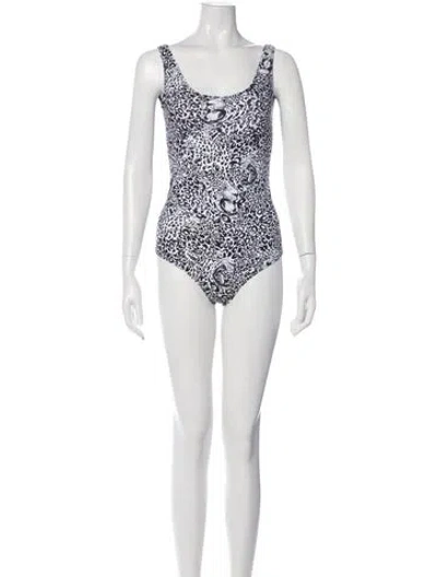 Pre-owned Marcell Von Berlin Printed One-piece W/ Tags In Gray