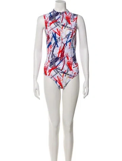 Pre-owned Marcell Von Berlin Printed One-piece W/ Tags In Multi