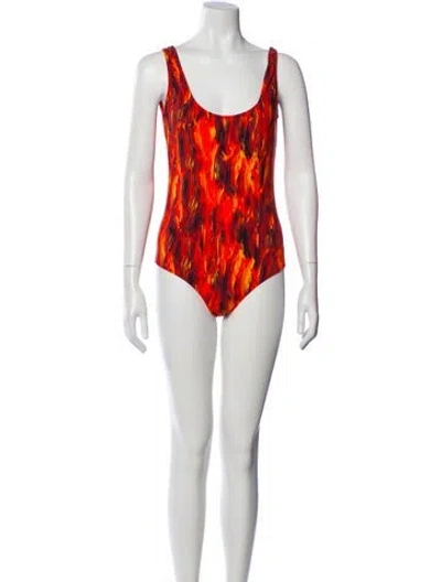Pre-owned Marcell Von Berlin Printed One-piece W/ Tags In Multi