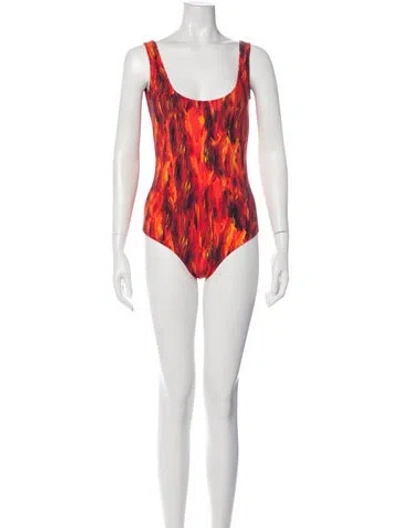 Pre-owned Marcell Von Berlin Printed One-piece W/ Tags In Multi