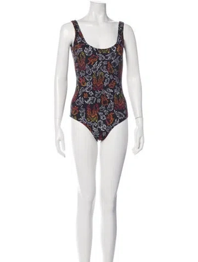 Pre-owned Marcell Von Berlin Printed One-piece W/ Tags In Multi