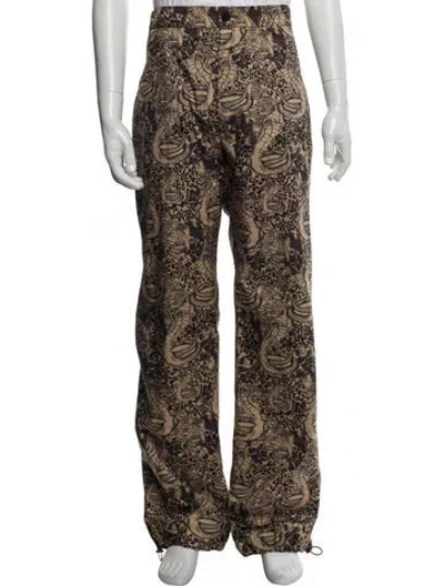 Pre-owned Marcell Von Berlin Printed Pajama Bottoms W/ Tags In Brown