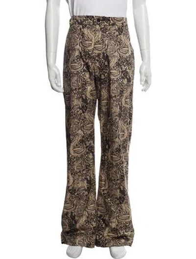 Pre-owned Marcell Von Berlin Printed Pajama Bottoms W/ Tags In Brown