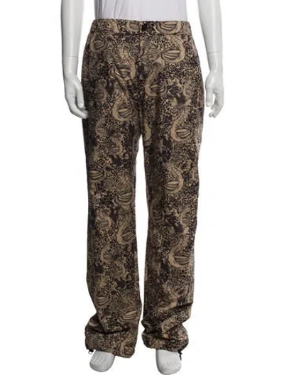 Pre-owned Marcell Von Berlin Printed Pajama Bottoms W/ Tags In Brown