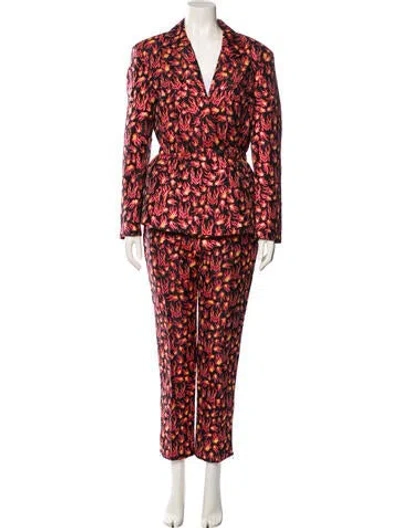 Pre-owned Marcell Von Berlin Printed Pantsuit In Multi
