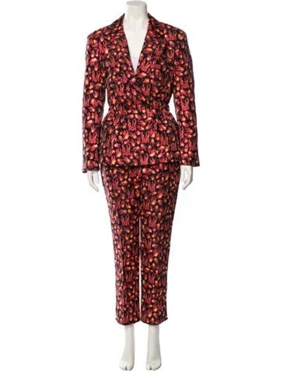 Pre-owned Marcell Von Berlin Printed Pantsuit In Multi
