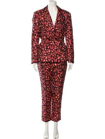 Pre-owned Marcell Von Berlin Printed Pantsuit In Multi