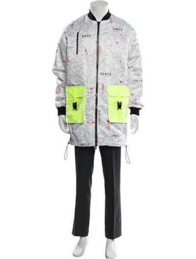 Pre-owned Marcell Von Berlin Printed Parka W/ Tags In White