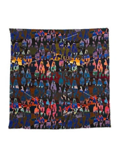 Pre-owned Marcell Von Berlin Printed Scarf In Multi