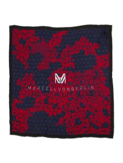 Pre-owned Marcell Von Berlin Printed Scarf In Multi
