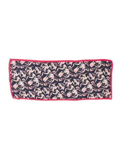 Pre-owned Marcell Von Berlin Printed Scarf In Multi