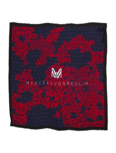 Pre-owned Marcell Von Berlin Printed Scarf In Multi