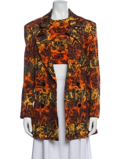 Pre-owned Marcell Von Berlin Printed Set In Orange