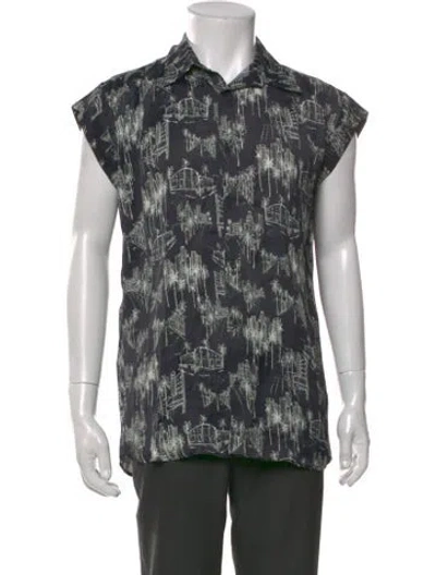 Pre-owned Marcell Von Berlin Printed Short Sleeve Shirt In Multi