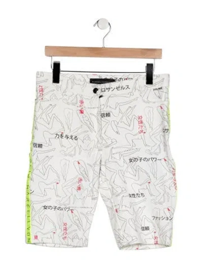 Pre-owned Marcell Von Berlin Printed Shorts In Blue